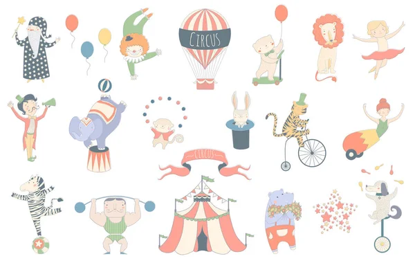 Circus design collection — Stock vektor