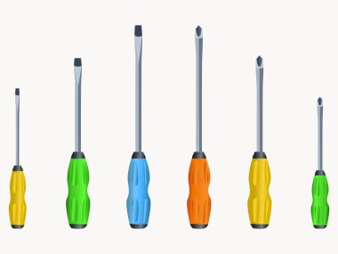 Araçlar Tornavidalar 4 renk