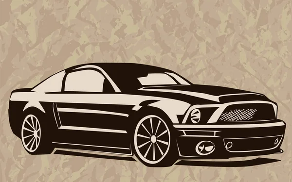 Kas araba soyut kroki eski okul 1