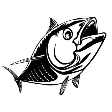 Ton balığı beyaz Balık tutma büyük