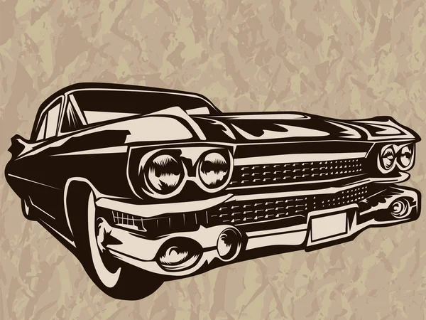 MÚSCULO DE COCHE RETRO POSTER 1 — Vector de stock