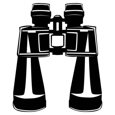 beyaz izole dürbün