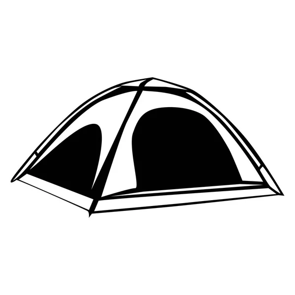 Σκηνή camping — Διανυσματικό Αρχείο