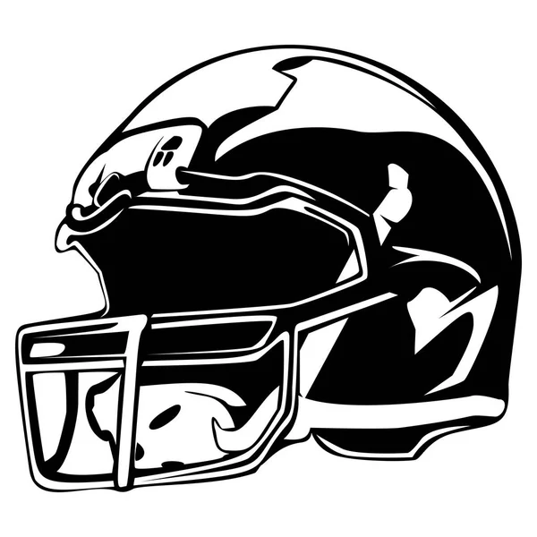 Football helmet — Stock Vector