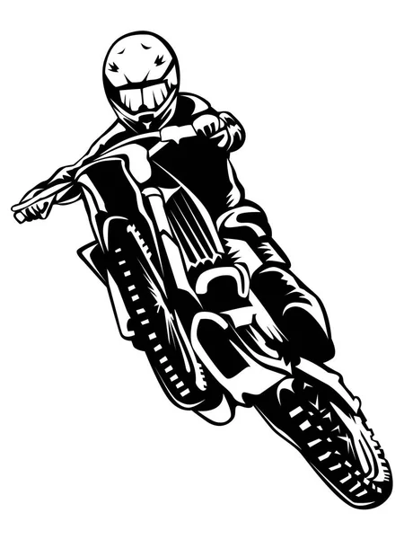 Motorcykel racer 2 — Stock vektor