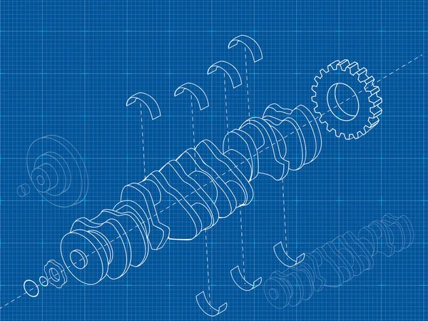 Technischer Hintergrund 5 — Stockvektor