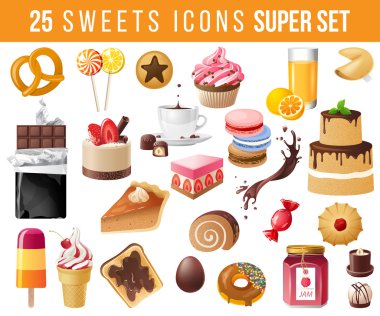 tatlılar Icons set