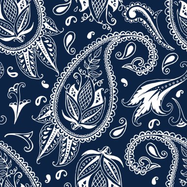 Paisley pürüzsüz desen