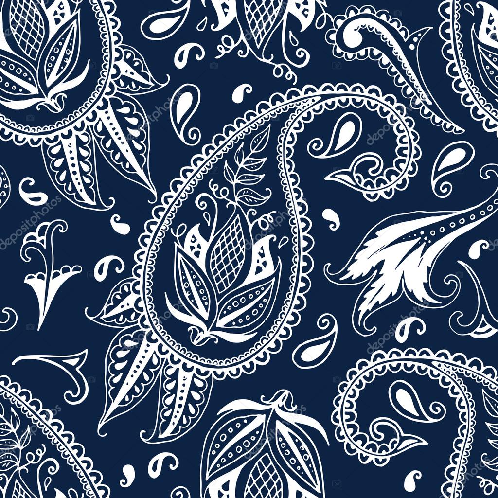Paisley seamless pattern Stock Vector by ©mart_m 127146250