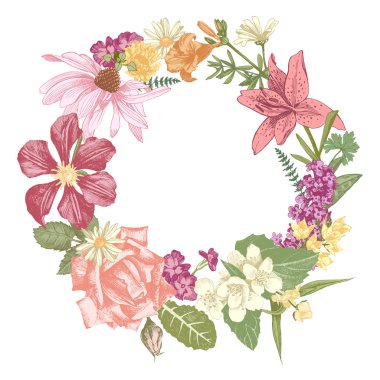 el çekilmiş çiçek çelenk