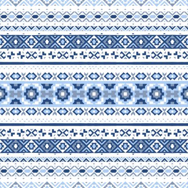 Etnik el çekilmiş seamless modeli.