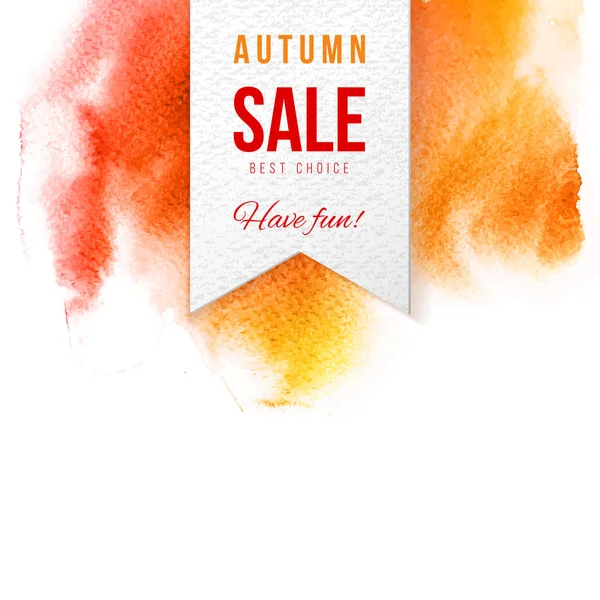 Herfst sale beste keuze plezier hebben banner — Stockvector