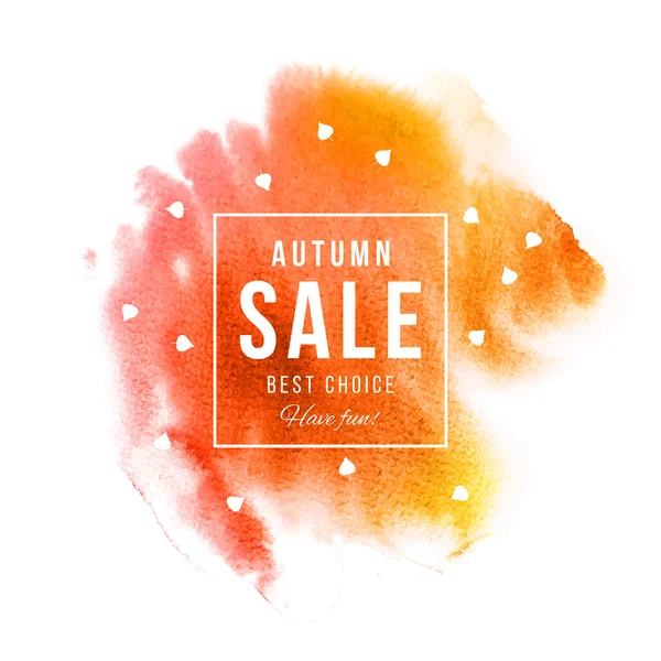 Autumn sale best choice have fun banner — Stock Vector