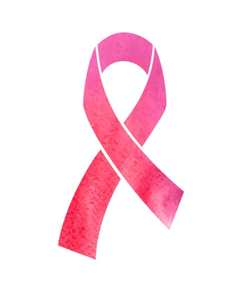 Fita de conscientização do câncer de mama — Vetor de Stock