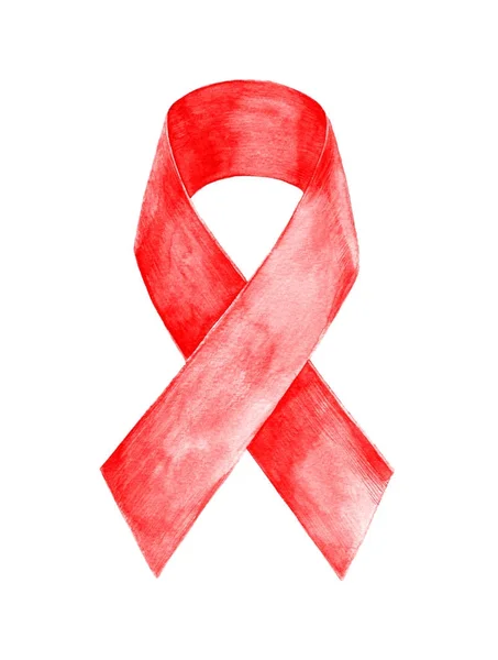 AIDS HIV support ribbon.