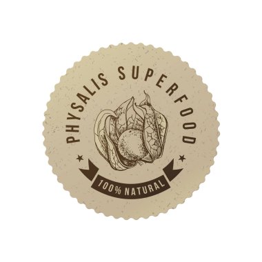 Physalis süper gıda eko etiketi