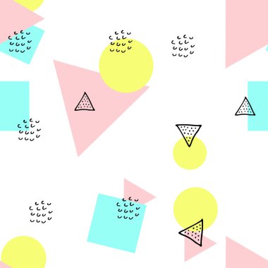 Soyut geometrik sorunsuz tekrar desen glitter doku ile.