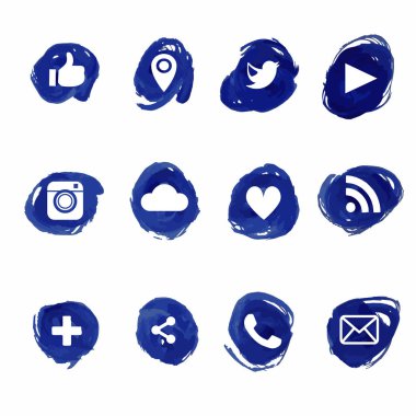 Düğme arka plan mavi bir sitede için