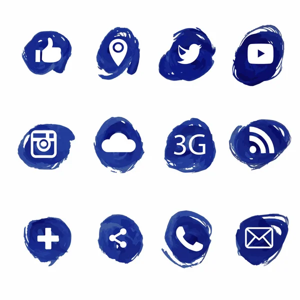 Düğme arka plan mavi bir sitede için