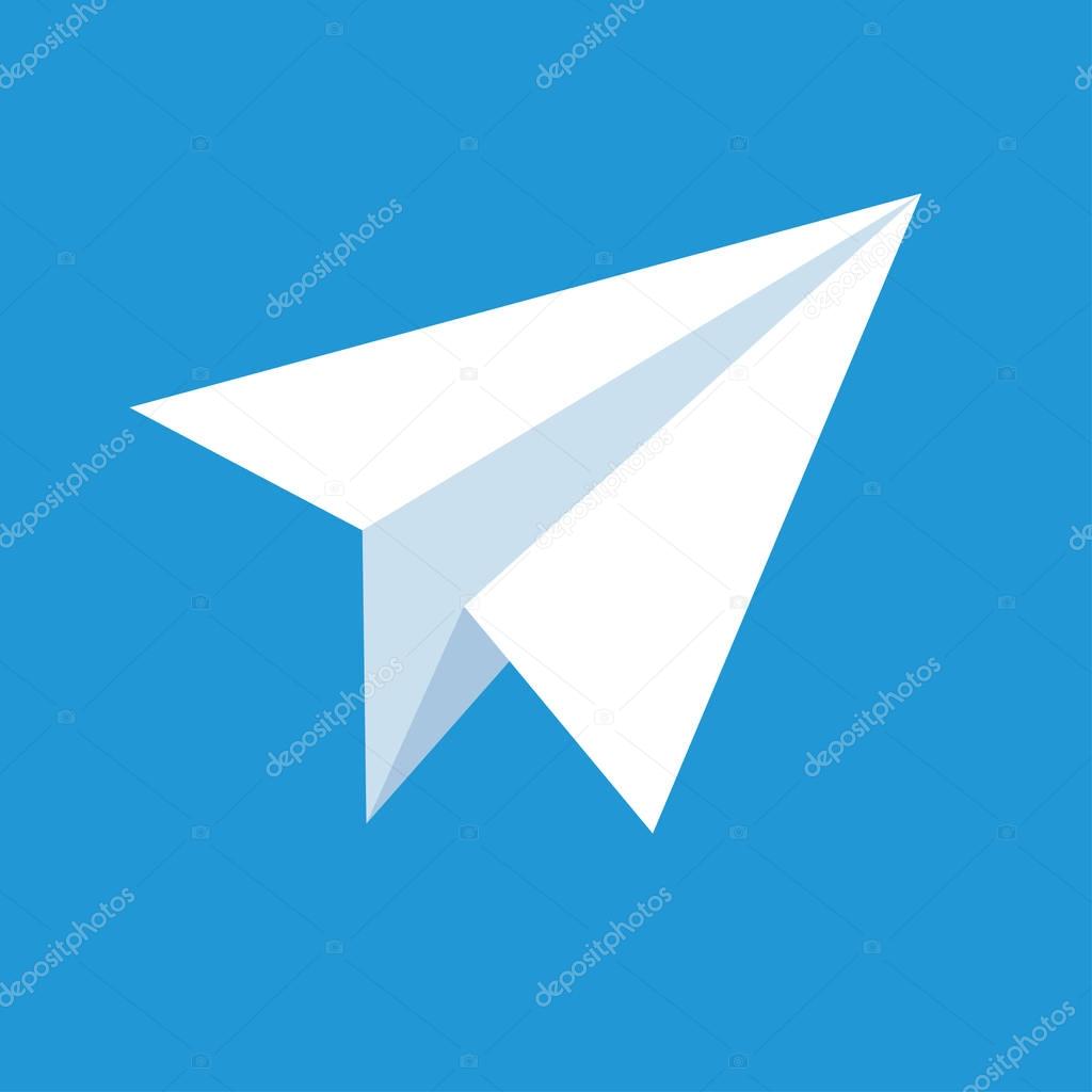 Paper airplane icons vector