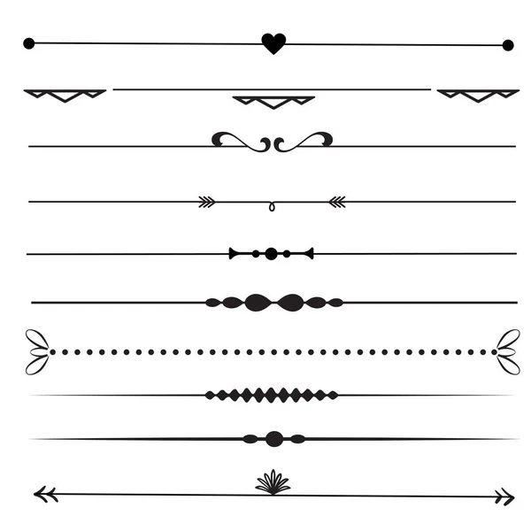 Vector: separador | separadores de página decorativos — Vector de stock