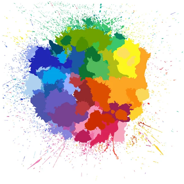 Renk arka plan boya sıçraması