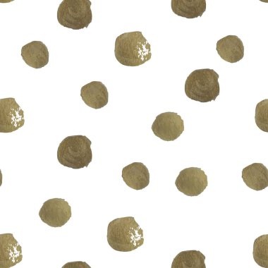 Siyah beyaz puantiyeli Dikişsiz desen, doku, el boyalı fırça darbeleri ve dabs.