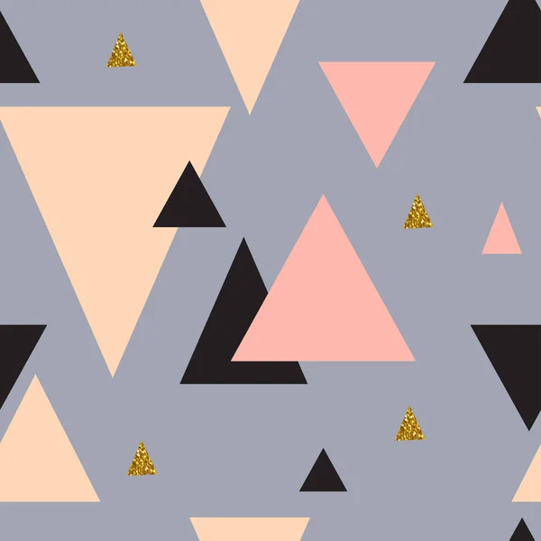 Soyut geometrik sorunsuz tekrar desen glitter doku ile.