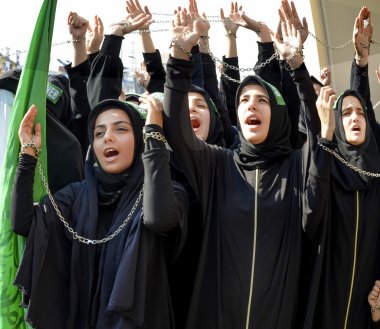 Müslümanlar dünya çapında işaretleri Aşure Istanbul Şii topluluk.