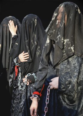 Müslümanlar dünya çapında işaretleri Aşure Istanbul Şii topluluk.