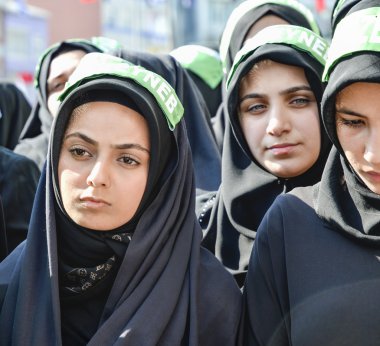 Müslümanlar dünya çapında işaretleri Aşure Istanbul Şii topluluk.