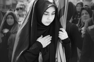 Müslümanlar dünya çapında işaretleri Aşure Istanbul Şii topluluk.