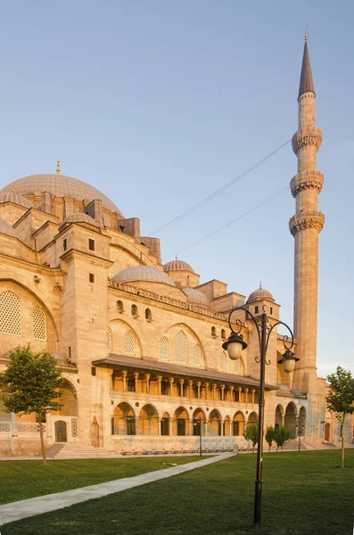 Suleymaniye moskén i gryningen — Stockfoto
