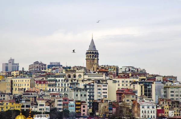 Wieża Galata, z ikony miasta Stambuł — Zdjęcie stockowe