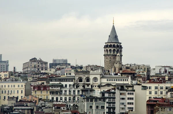 Galata-torony Isztambulban ikonok — Stock Fotó