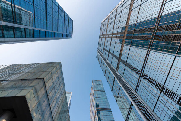 View of modern buildings against the sky