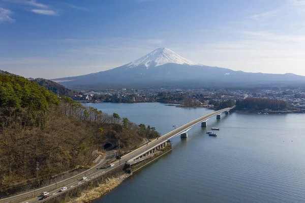 日本富士山和川口山 — 图库照片