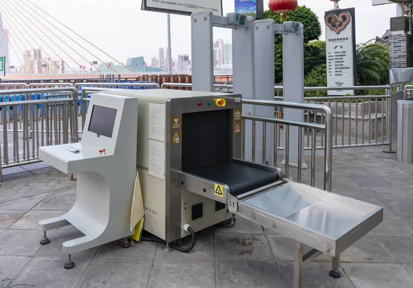 Chongqing China Sep 2019 Security Checkpoint China — Stock Photo, Image