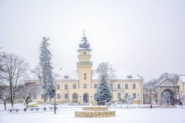 Zhovkva kış City Hall
