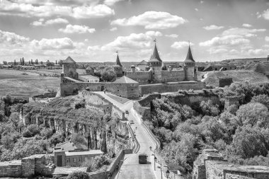 Kamyanets-Podilskyi kale Manzaralı