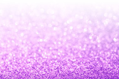 Mor ve beyaz bokeh glitter arka plan