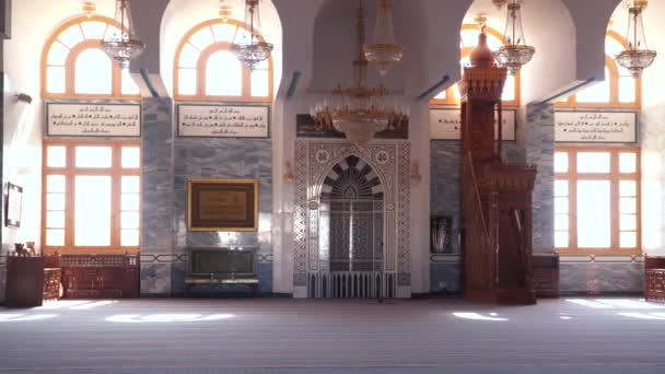 Sharm el-Sheikh'da iç Ulu Cami — Stok video