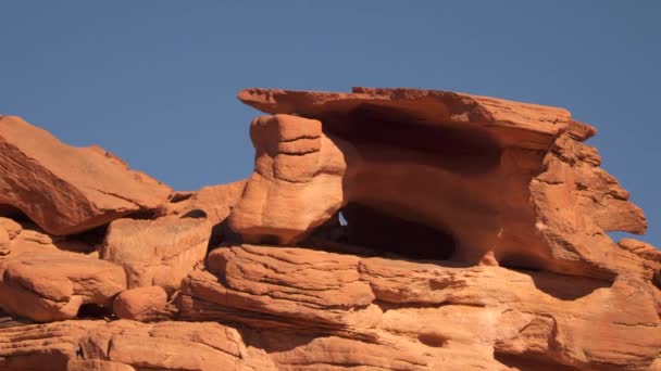 Färgade canyon, Egypten — Stockvideo