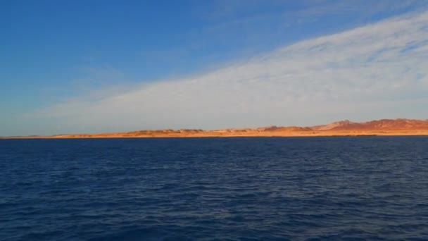 La costa della penisola del Sinai Egitto — Video Stock