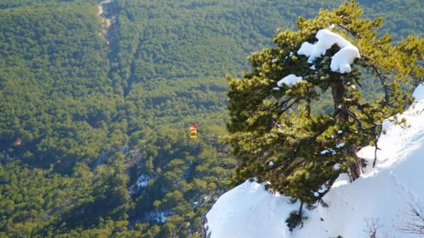 Teleférico al Monte Ai Petri — Vídeos de Stock