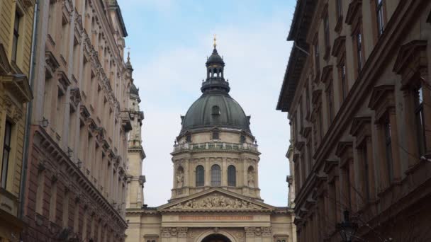 St. Istvan Basilica of Budapest — Stock Video