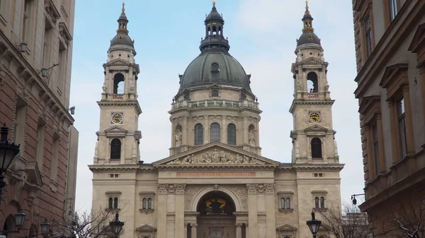 De bouw van de basiliek van Saint Istvan Boedapest — Stockfoto