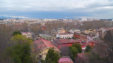 panoramik üzerinde tarihi merkezi Roma, İtalya