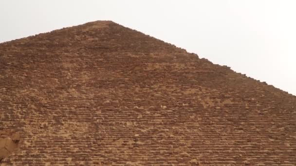 Gizeh Égypte Janvier 2020 Touristes Près Pyramide Des Khéops Gizeh — Video