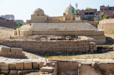 Mısır. Luxor 'daki Karnak Tapınağı' nda mimarlık